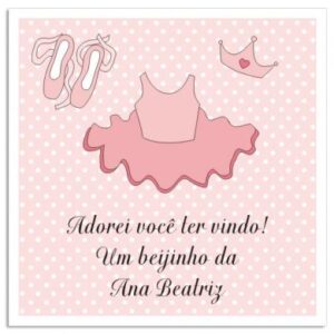 Etiqueta Ballet (5 X 5 cm)