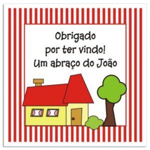 Etiqueta  Casa (5 X 5 cm)