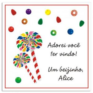 Etiqueta  Doces (5 X 5 cm)