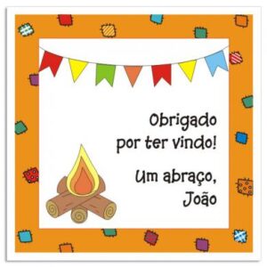 Etiqueta  Festa Junina (5 X 5 cm)