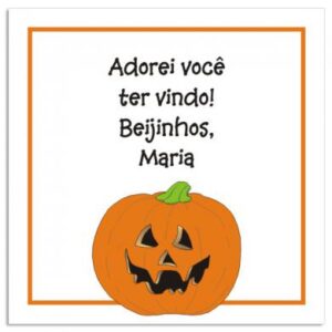 Etiqueta  Halloween (5 X 5 cm)