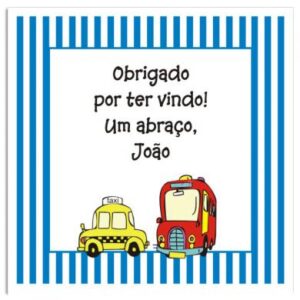 Etiqueta  Meio de Transportes (5 X 5 cm)