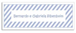 Etiqueta Infantil Carinhas (6,5 X 2,5 cm)