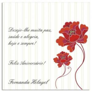 Etiqueta De / Para Flor (6,5 X 6,5 cm)