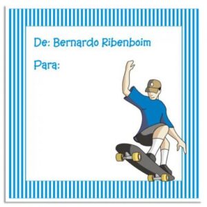 Etiqueta De / Para Skate 2 (6,5 X 6,5 cm)