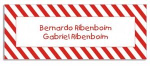 Etiqueta Infantil Futebol e Surf (6,5 X 2,5 cm)