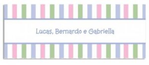 Etiqueta Infantil Pés (6,5 X 2,5 cm)