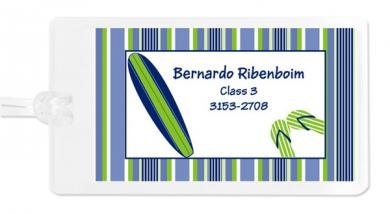 Tag Prancha e Chinelo (9 x 5 cm)