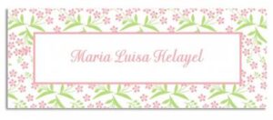 Etiqueta Infantil Vestido (6,5 X 2,5 cm)